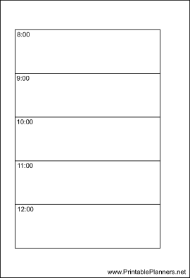 Small Organizer Daily Planner-Day On Two Pages - Left