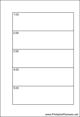 Small Organizer Daily Planner-Day On Two Pages - Right