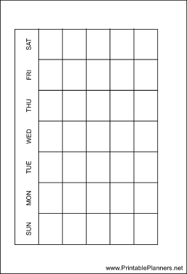 Small Organizer Monthly Planner-Month On A Page - Left (landscape)