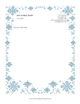 Snowflake Border