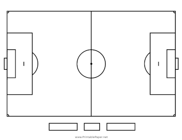 Printable Soccer Pitch Diagram