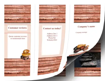 Printable Spa Brochure-Trifold