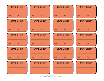 State Exhibit Labels