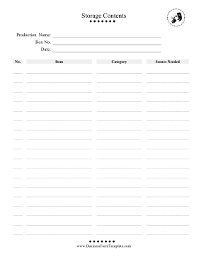 Storage Contents Tracker