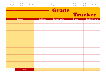 Student Planner — Grade Tracker