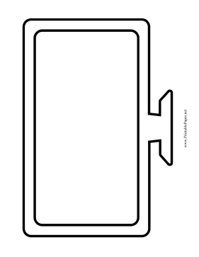 Printable TV Wireframe