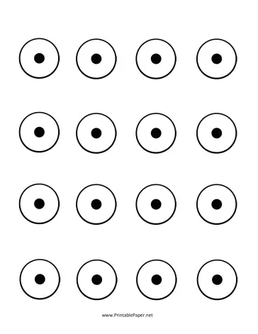 Printable Circles Target