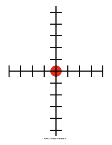 Printable Crosshairs Target