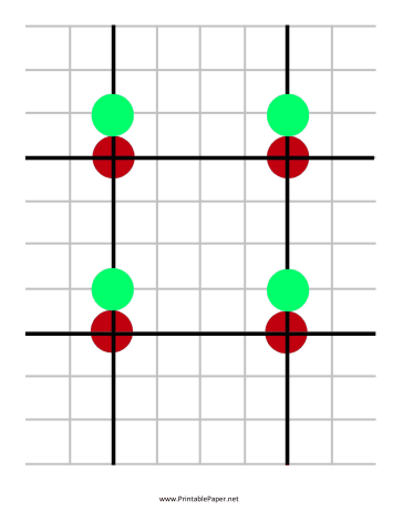 Printable Red-Green Target