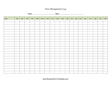 Time Management Log