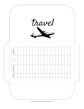 Travel Cash Envelope