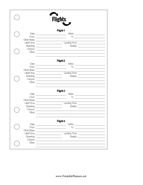 Travel Planner Flights