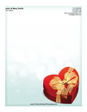 Valentine Box Letterhead