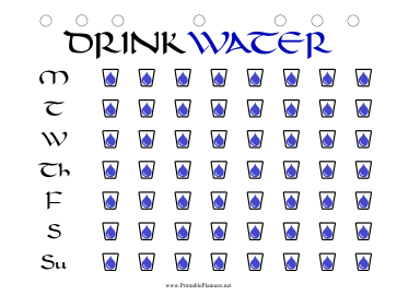 Weekly Water Tracker