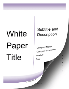 White Paper Template