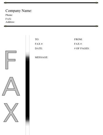 Basic #3 fax cover sheet