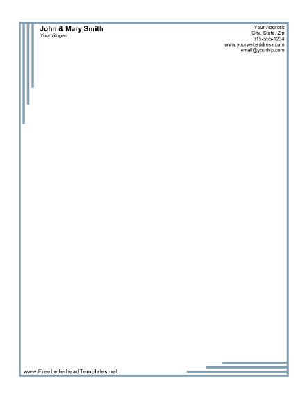 Formal Business Letterhead