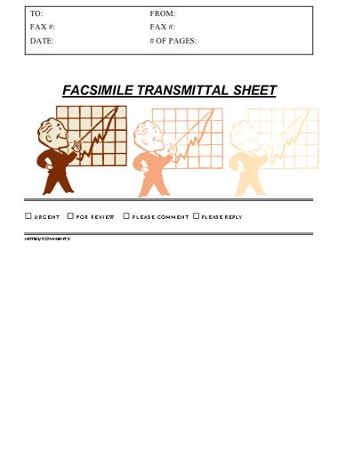 Charts fax cover sheet