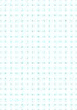 Printable Dot Paper with 3.33mm spacing on A4-sized paper