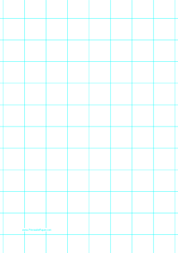 Printable Graph Paper with one line per inch on A4-sized paper