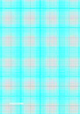 Printable Graph Paper with sixteen lines per inch and heavy index lines on A4-sized paper