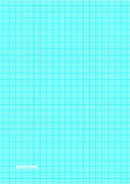 Printable Graph Paper with lines every 1.25mm (8 lines/cm) and heavy index lines on A4-sized paper