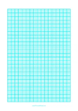 Printable Graph Paper with one line every 2 mm and heavy index lines every fifth line on letter-sized paper