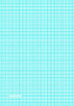 Printable Graph Paper with lines every 2mm (5 lines/cm) and heavy index lines on A4-sized paper