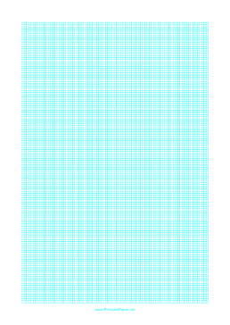 Printable Graph Paper with one line every 2 mm on letter-sized paper