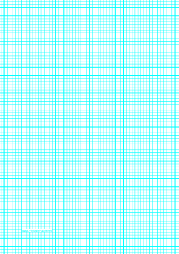 Printable Graph Paper with lines every 3.33mm (3 lines/cm) and heavy index lines on A4-sized paper