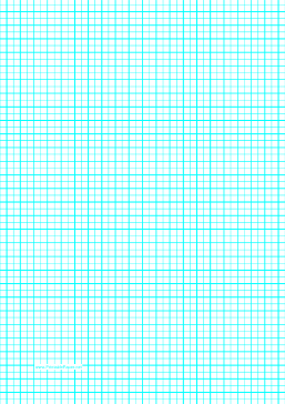 Printable Graph Paper with one line per 5 millimeters and centimeter index lines on A4 paper