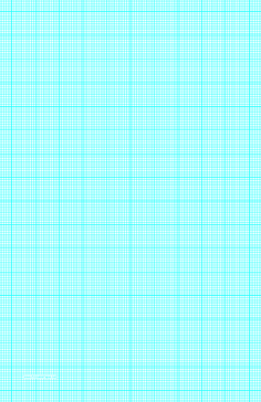 Printable Graph Paper with twelve lines per inch and heavy index lines on ledger-sized paper