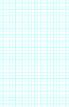 Printable Graph Paper with two lines per inch and heavy index lines on ledger-sized paper