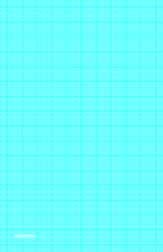 Printable Graph Paper with twenty four lines per inch and heavy index lines on ledger-sized paper