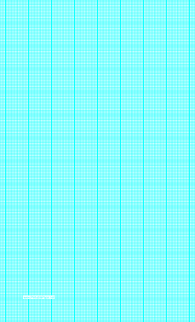 Printable Graph Paper with eighteen lines per inch and heavy index lines on legal-sized paper