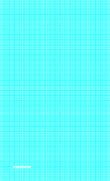 Printable Graph Paper with one line per millimeter and centimeter index lines on legal-sized paper