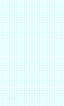 Printable Graph Paper with three lines per inch on legal-sized paper