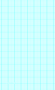 Printable Graph Paper with six lines per inch and heavy index lines on legal-sized paper