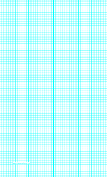 Printable Graph Paper with seven lines per inch and heavy index lines on legal-sized paper