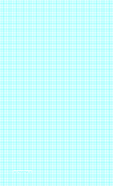 Printable Graph Paper with eight lines per inch on legal-sized paper