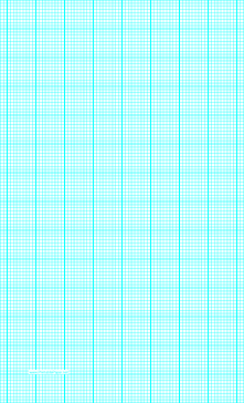 Printable Graph Paper with nine lines per inch and heavy index lines on legal-sized paper