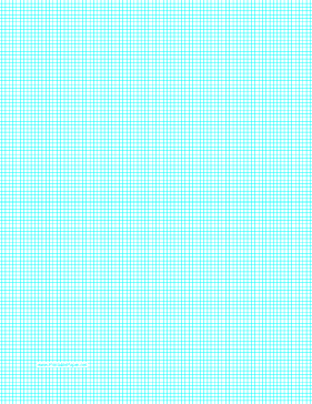 Printable Graph Paper with ten lines per inch on letter-sized paper