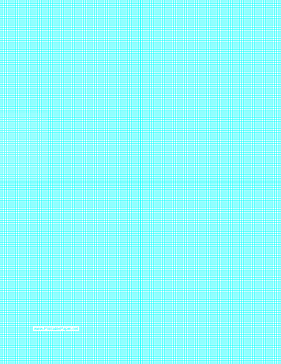 Printable Graph Paper with eighteen lines per inch on letter-sized paper