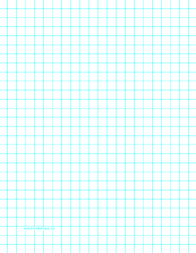 Printable Graph Paper with one line per centimeter on letter-sized paper