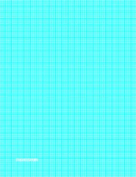 Printable Graph Paper with one line per millimeter and centimeter index lines on letter-sized paper