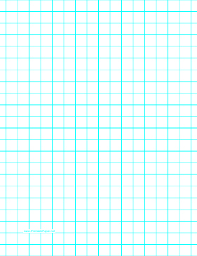 Printable Graph Paper with two lines per inch and heavy index lines on letter-sized paper