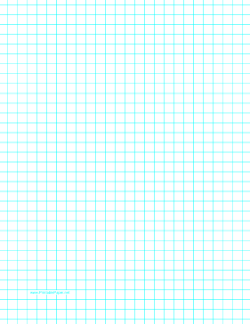 Printable Graph Paper with three lines per inch on letter-sized paper