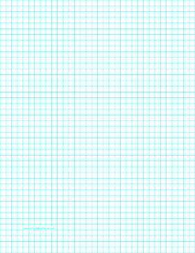 Printable Graph Paper with four lines per inch on letter-sized paper