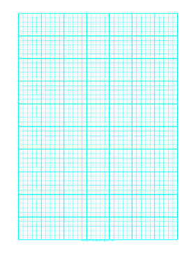 Printable Graph Paper with one line every 2 mm and heavy index lines every fifth line on A4 paper