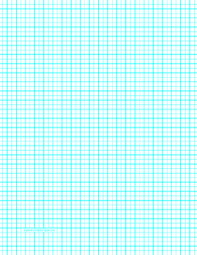 Printable Graph Paper with one line per 5 millimeters and centimeter index lines on letter-sized paper